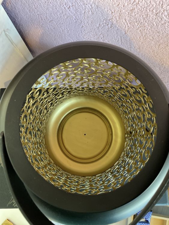 Lanternes: Grosse Laterne 48/30 cm, Schwarz/Gold, Metall, NEU (11) – Neuf avec emballage d'origine à Lotzwil par Tgdromad 3