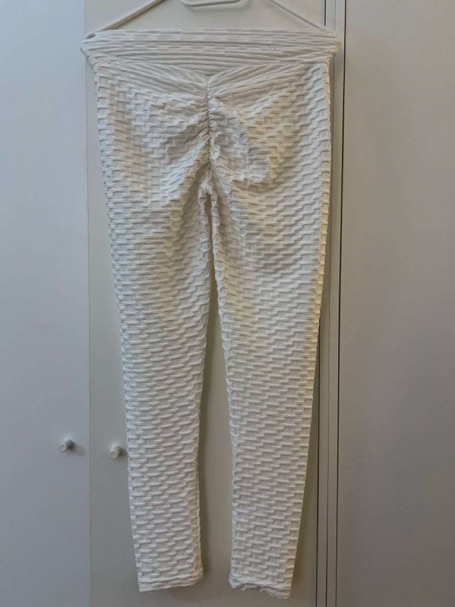 Leggings: 2 Leggings Push Up, taille S/M, blanc et gris – Usato da Renens VD venduto da sar_bwz5 5