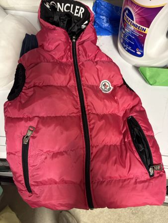 Moncler Kinder Weste pink Grösse 110-116 guter Zustand