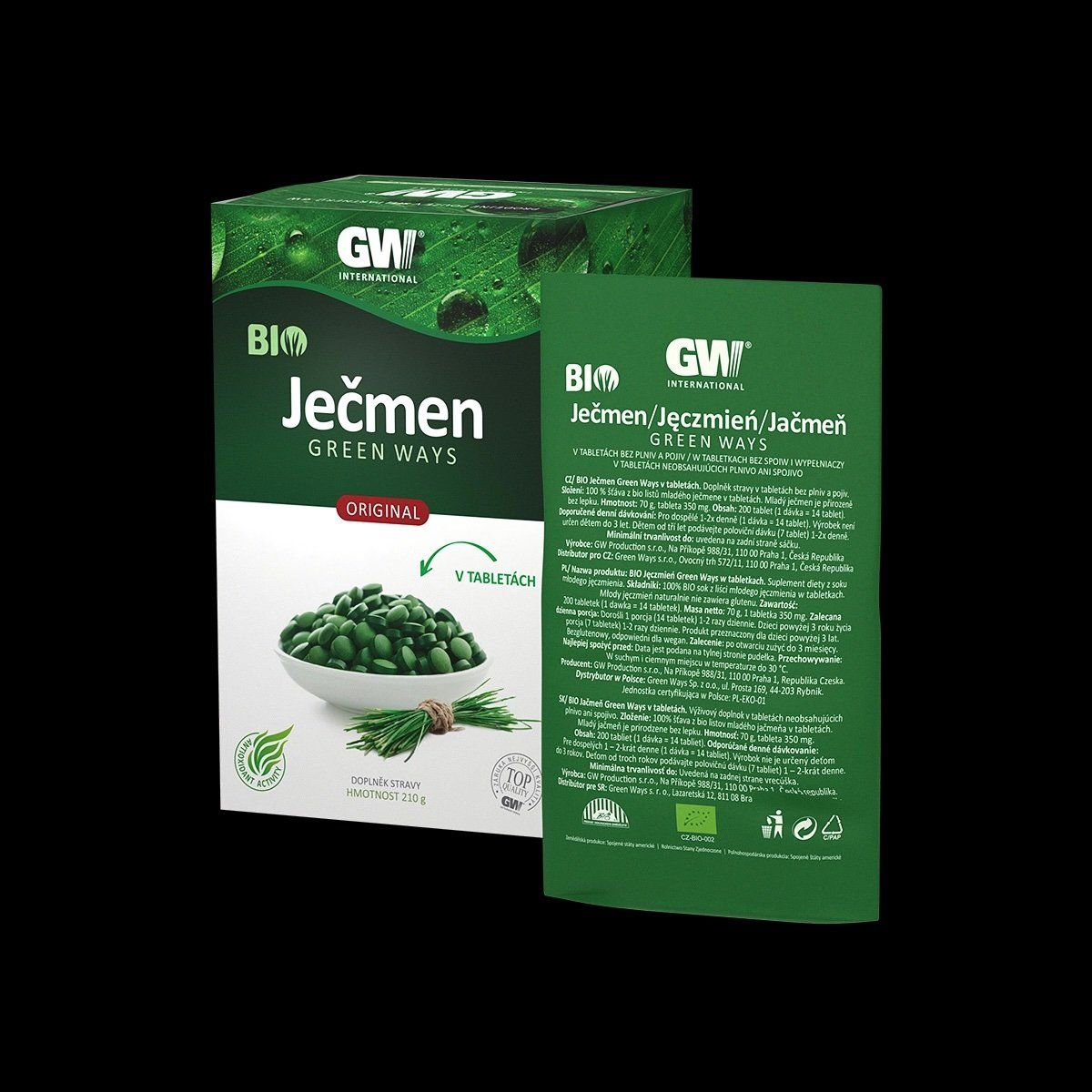 Cibi & Specialità: Green Ways Bio Gerste in Tabletten 210g – Nuovo e nell'imballaggio originale da Seuzach venduto da Omura 1