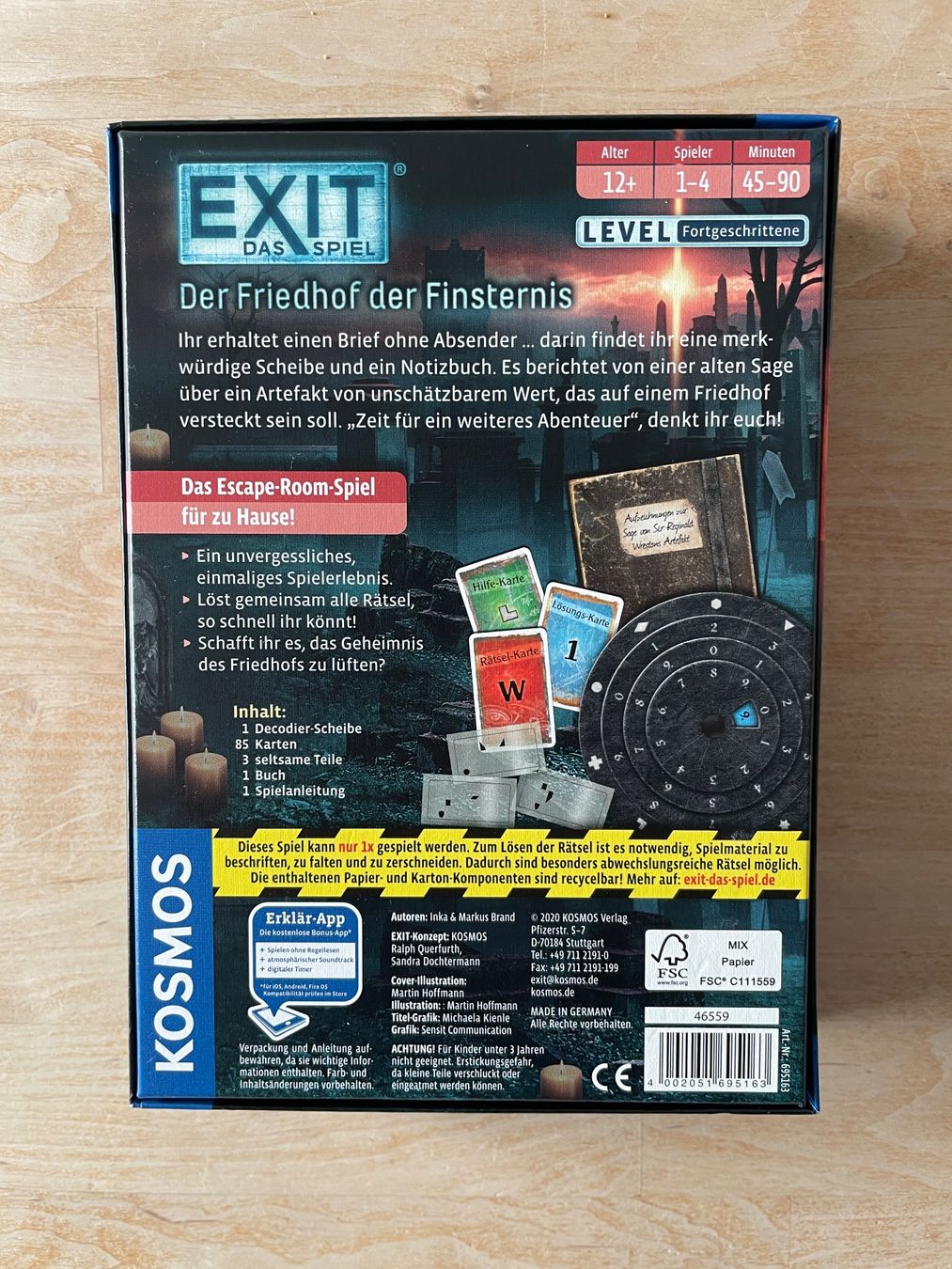 Kosmos Giochi: Exit Der Friedhof der Finsternis – Nuovo (secondo la descrizione) da Sursee venduto da Schriftgestalter 1