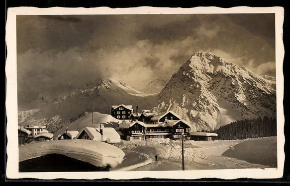 Cartoline postali: AK Arosa, Winterpanorama – Usato da Berlin venduto da bartko-reher