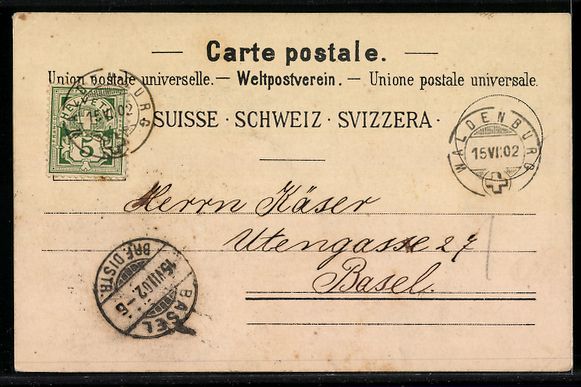 Cartoline postali: AK Waldenburg, Hotel Sennhaus, Ruine – Usato da Berlin venduto da bartko-reher 1