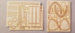 Stampin up Holzakzente "Golfclub"