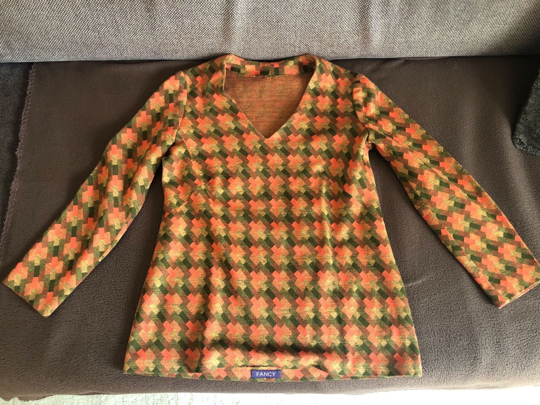 Pullover & Sweatshirts: PULLOVER FANCY, GR. S, WARME ERDTÖNE, DESIGNER-EINZELSTÜCK – Gebraucht aus Zürich von rolo66 5