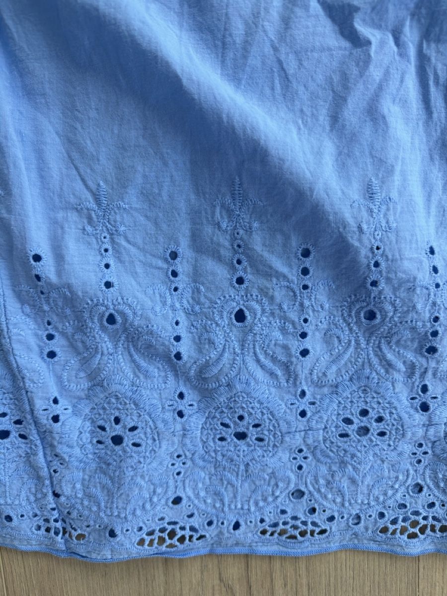 Vestiti: Maxikleid Damen Grösse 36 blau Baumwolle  – Usato da Däniken SO venduto da NBdesign 2
