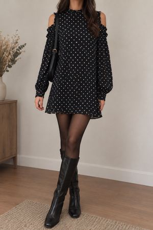 süsses Kleid mit Punkten