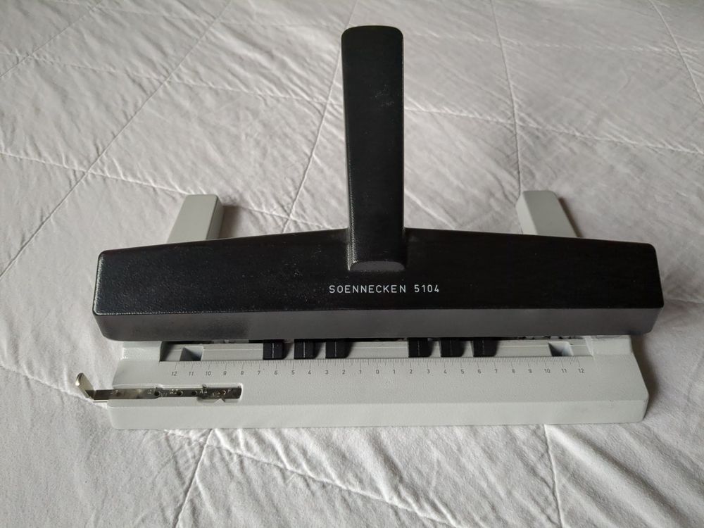 Perforatrice/bucatrice SOENNECKEN 5104, da 2 a 6 fori Kaufen auf Ricardo