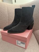 Alma en Pena suede cowboy ankle boots, size 42 (EU 41)
