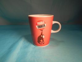 Tasse mit Affe, Erdbeerglace, MIGROS