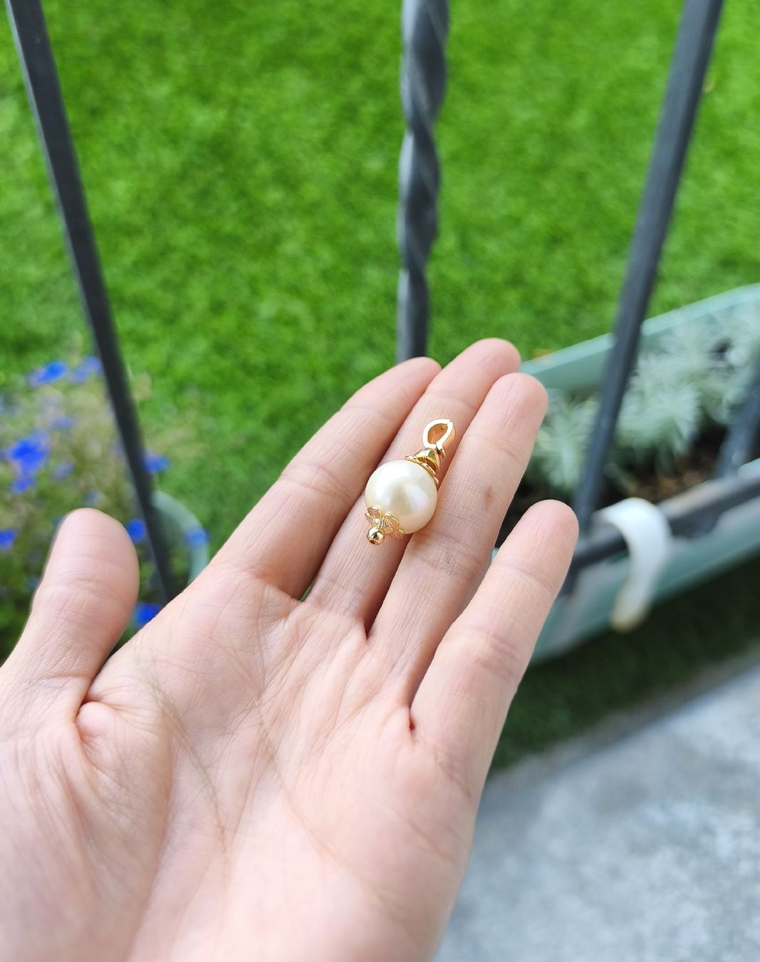 Catenine: Pendentif en perle d'eau douce  – Nuovo (secondo la descrizione) da Ursy venduto da tan_8qdl 1