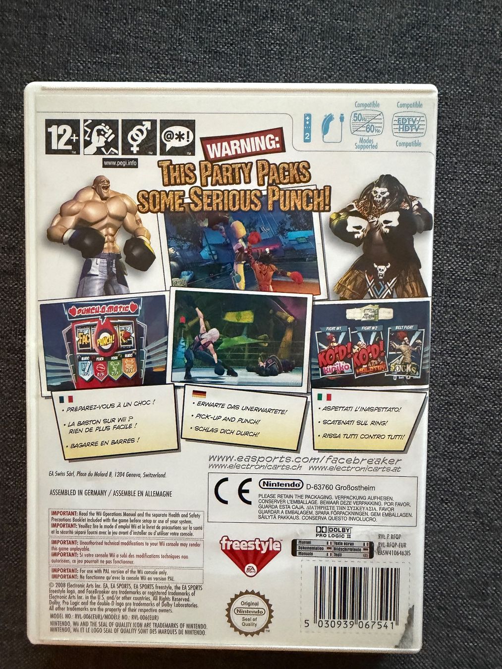Nintendo Giochi: FaceBreaker K.O. Party Wii – Usato da Carouge GE venduto da Pierre_C 1