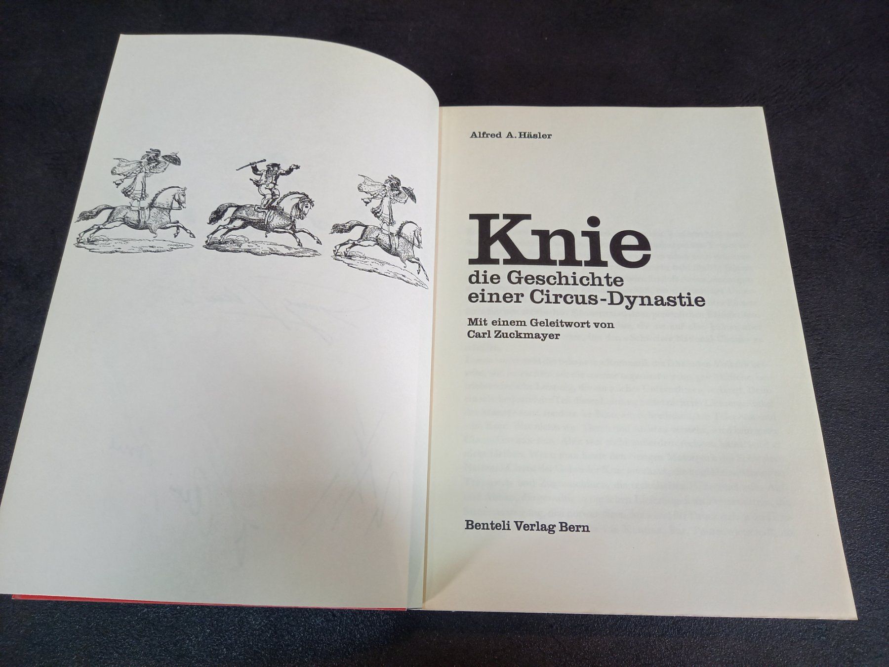 Bücher: Knie- die Geschichte einer Circus-Dynastie,  Benteli 1968 – Gebraucht aus Nottwil von Wondewa-Shop 5