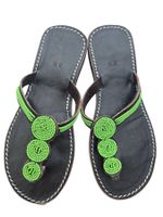 Handgemachte Leder-Sandalen - Grün 39 🔥 50% SALE