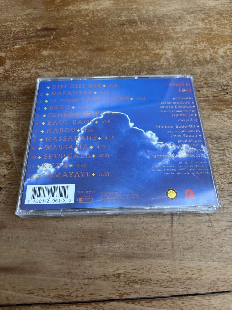 CDs: Ismaël Lo - Iso CD – D'occasion à Bern par nic_7mr6 2