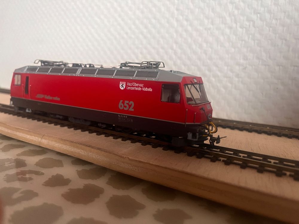BEMO CAISSE LOCOMOTIVE RhB Ge 4/4 N° 643 VALS EUR 48,00 - DE