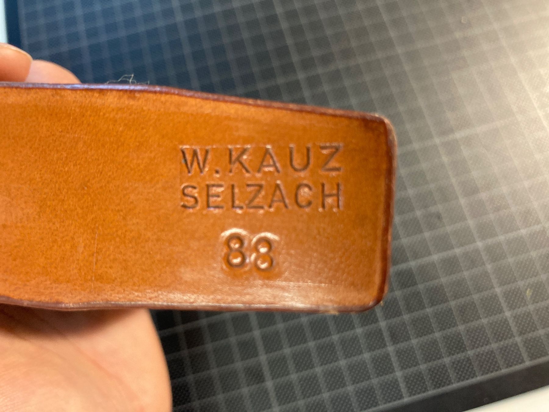 Schweizer Armee Cinture: Ceinturon / Ledergurt Zivilschutz 110cm – Nuovo (secondo la descrizione) da Wohlen AG venduto da Fasanli 3