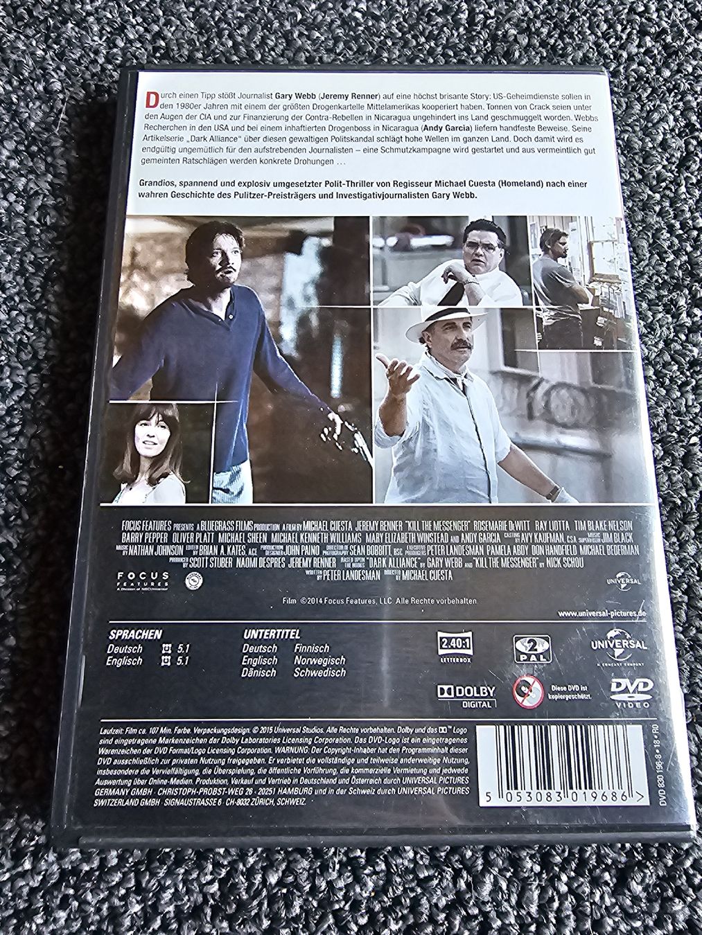 Tutti i DVDs: Kill the Messenger (21079) – Usato da Ruswil venduto da jan_bxl5 1