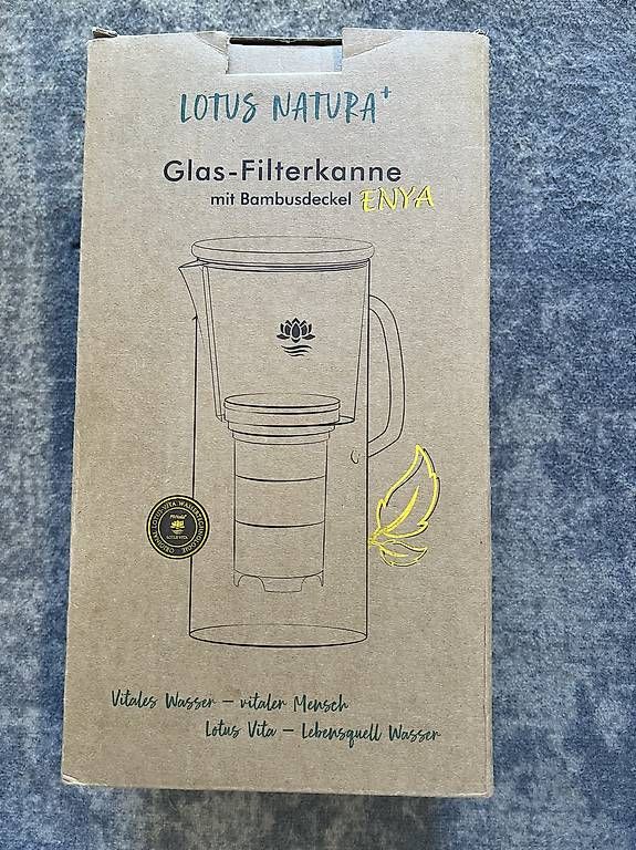 Sanitari: Glas Filter Kanne mit nachfüllbaren Filterpaket  – Usato da Zürich venduto da Sofmas