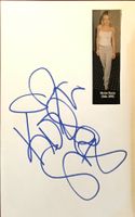 Kirsten Storms 1984- Autogramm signiert Karte m.Bild 13x21cm