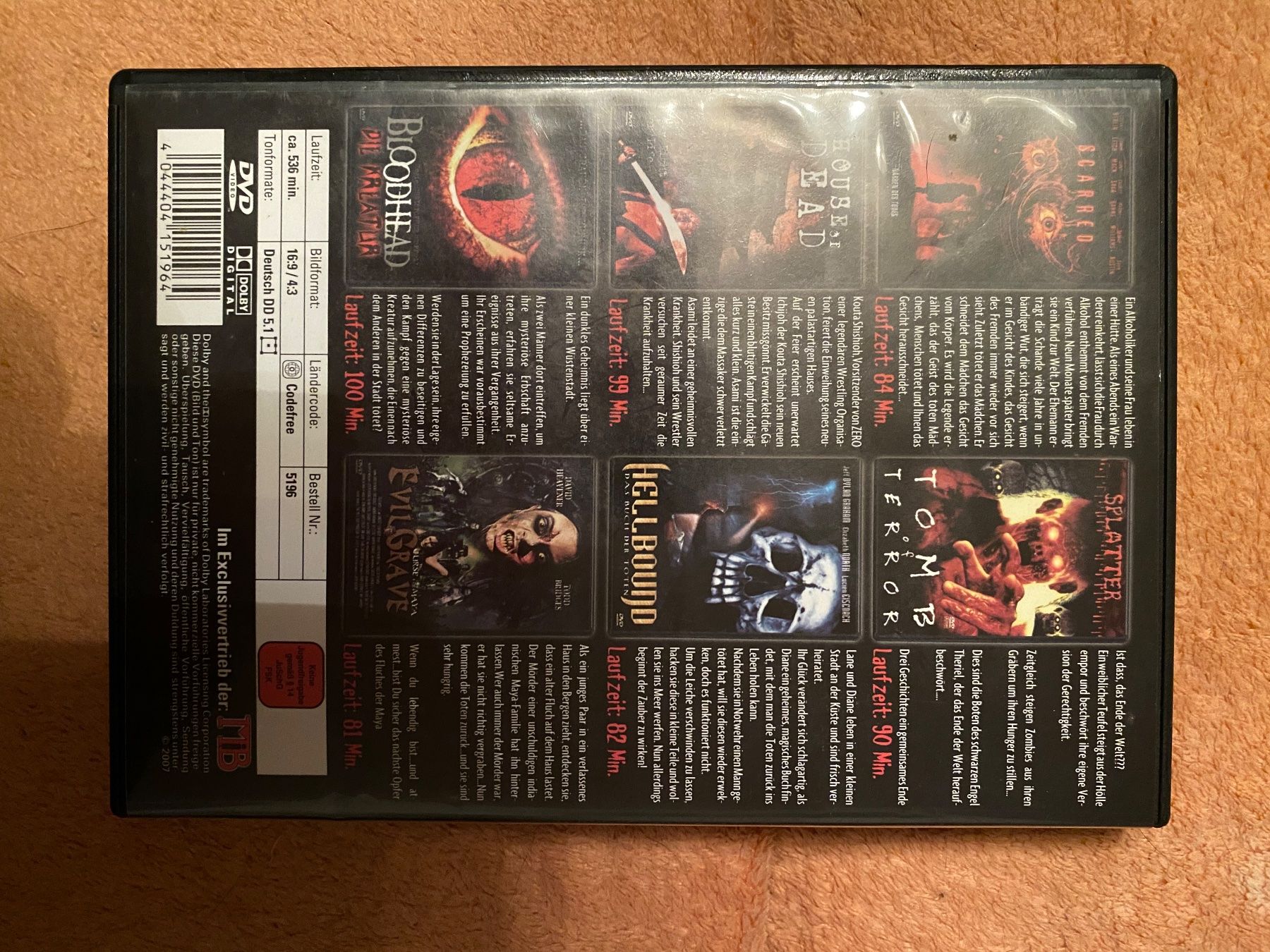 Tutti i DVDs: Halloween monsterbox vol 1 – Usato da Gretzenbach venduto da Cantate 1