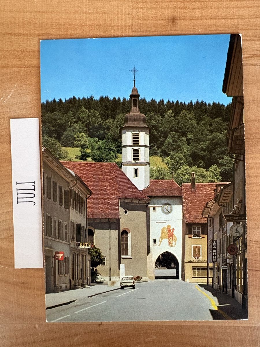 Cartoline postali: AK von Laufen / Baslertor – Usato da Rümlang venduto da Kartenpost1