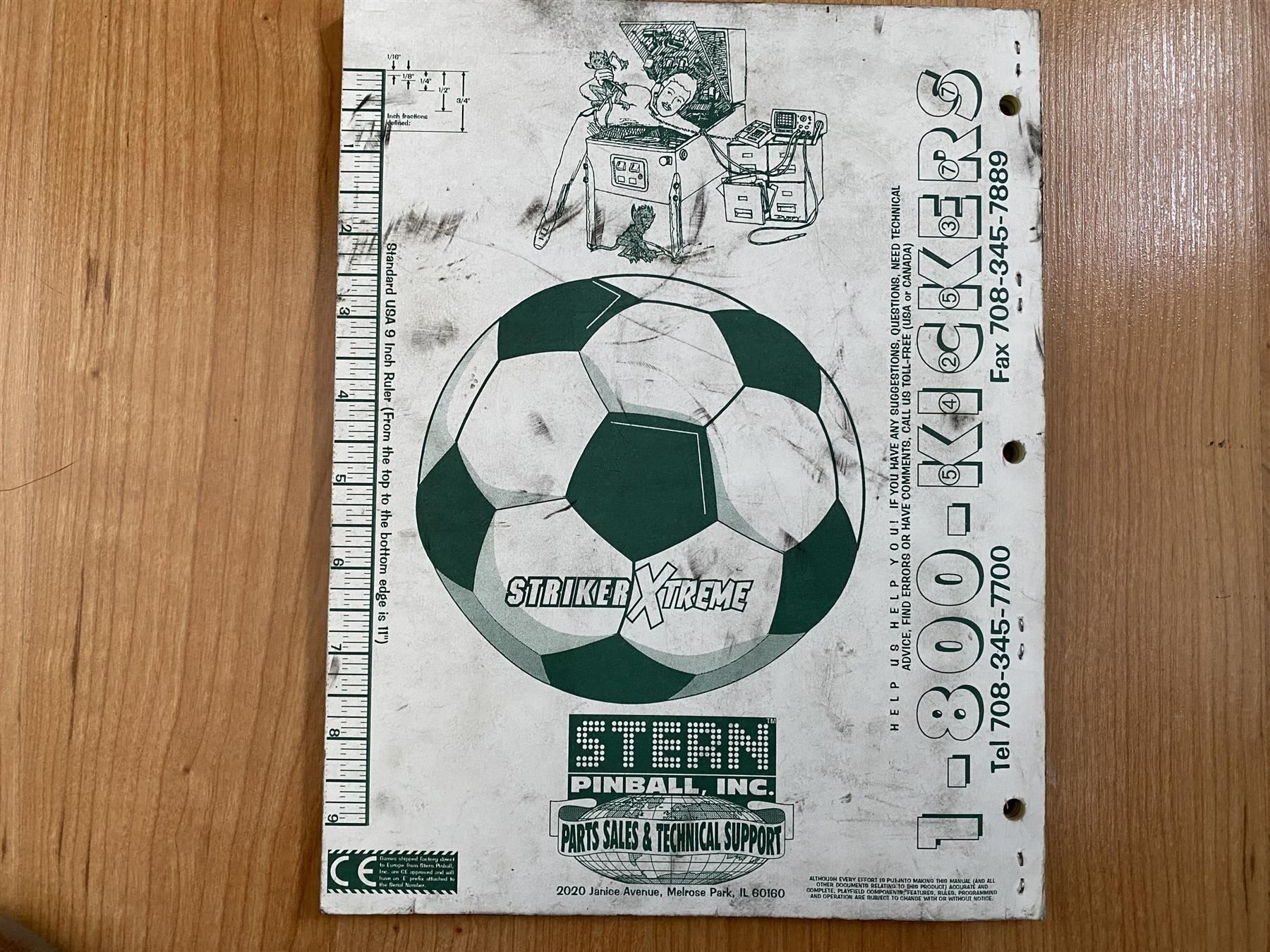 Stern Pinball Flipper: Original Flipper Handbuch Striker Xtreme – Usato da St.Gallen venduto da kingsamas 3