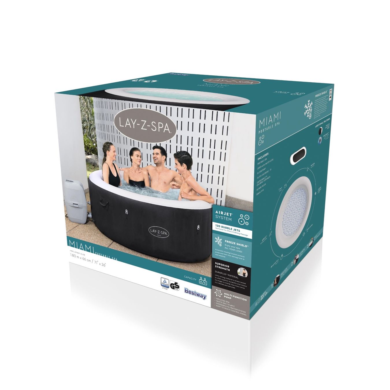 Whirlpool: Layz Spa Whirlpool Miami – Gebraucht aus Igis von  2