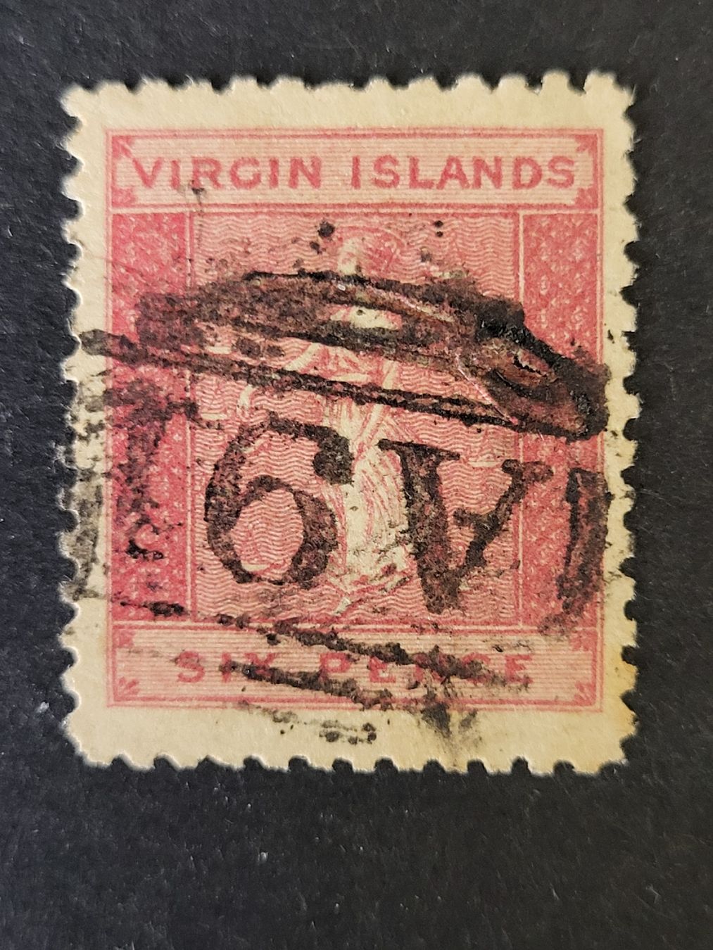 Tous les timbres: 1866, Virgin Islands - Britische Kolonie – D'occasion à stäfa par brandy66