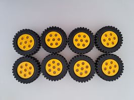 8 Lego Technik Räder, gebraucht