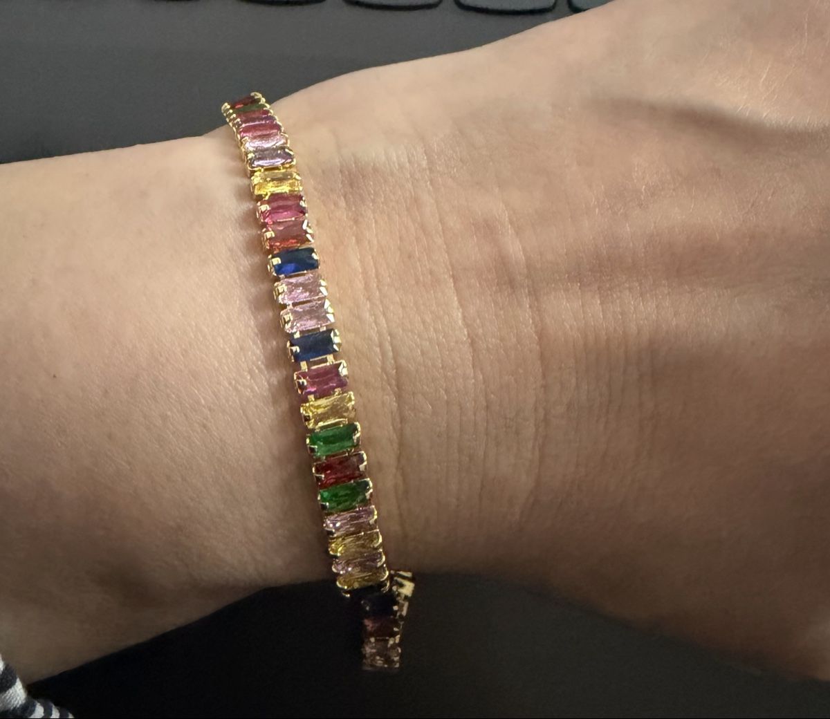 Bracciali & Braccialetti: Buntes Armband mit Zirkonia – Nuovo (secondo la descrizione) da Luzern venduto da Pool33 1