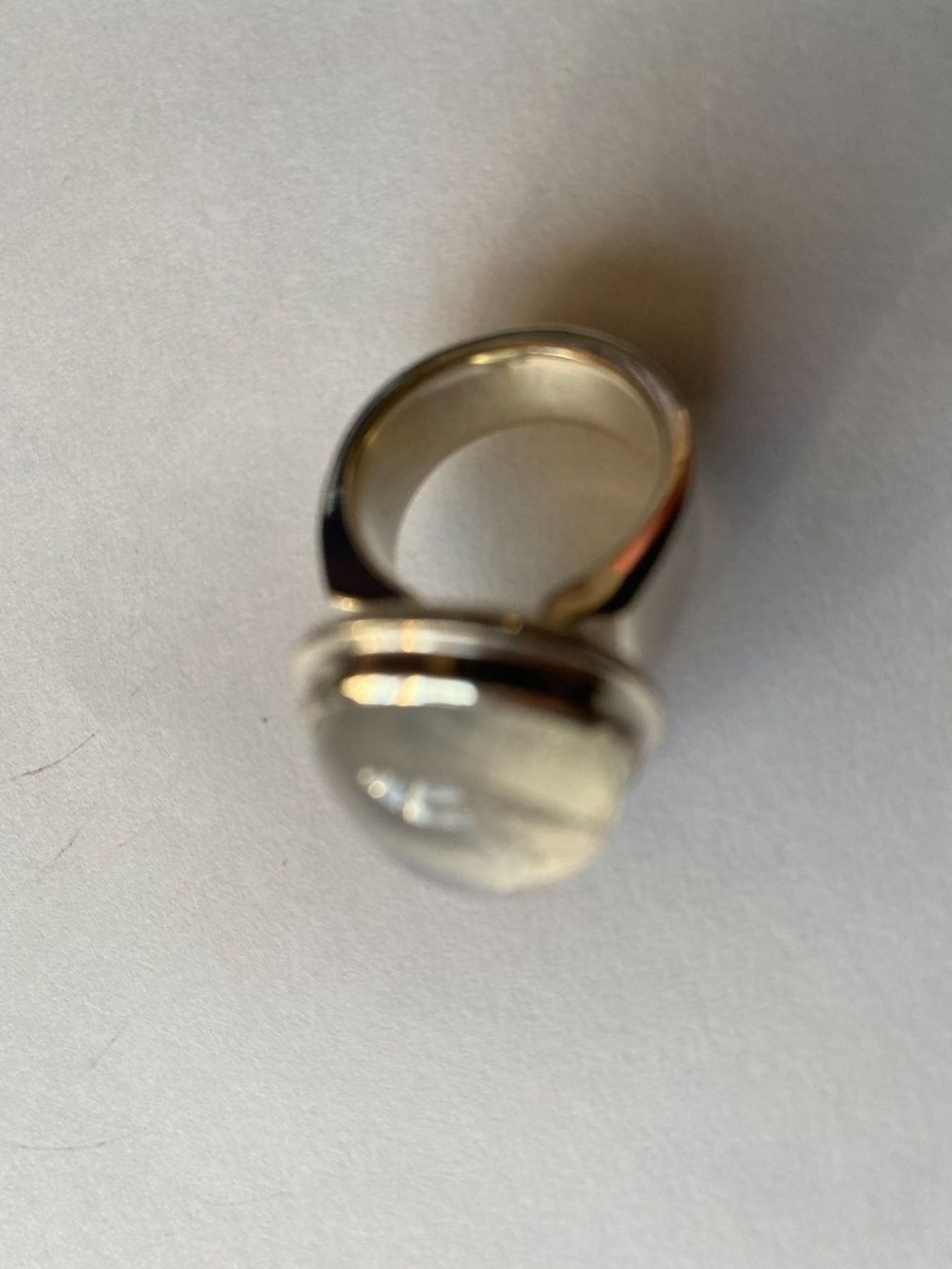 Anelli: Ring, Silber/Labradorit, Durchm.55mm(46) – Nuovo (secondo la descrizione) da Muri b. Bern venduto da Silberqualle 1