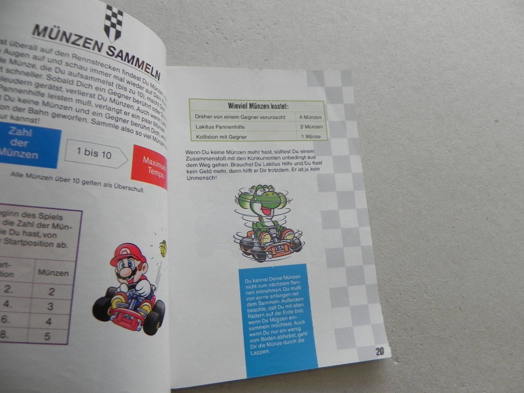 Giochi: Anleitung SNES Nintendo Super Mario Kart – Usato da Siebnen venduto da krimsie 9