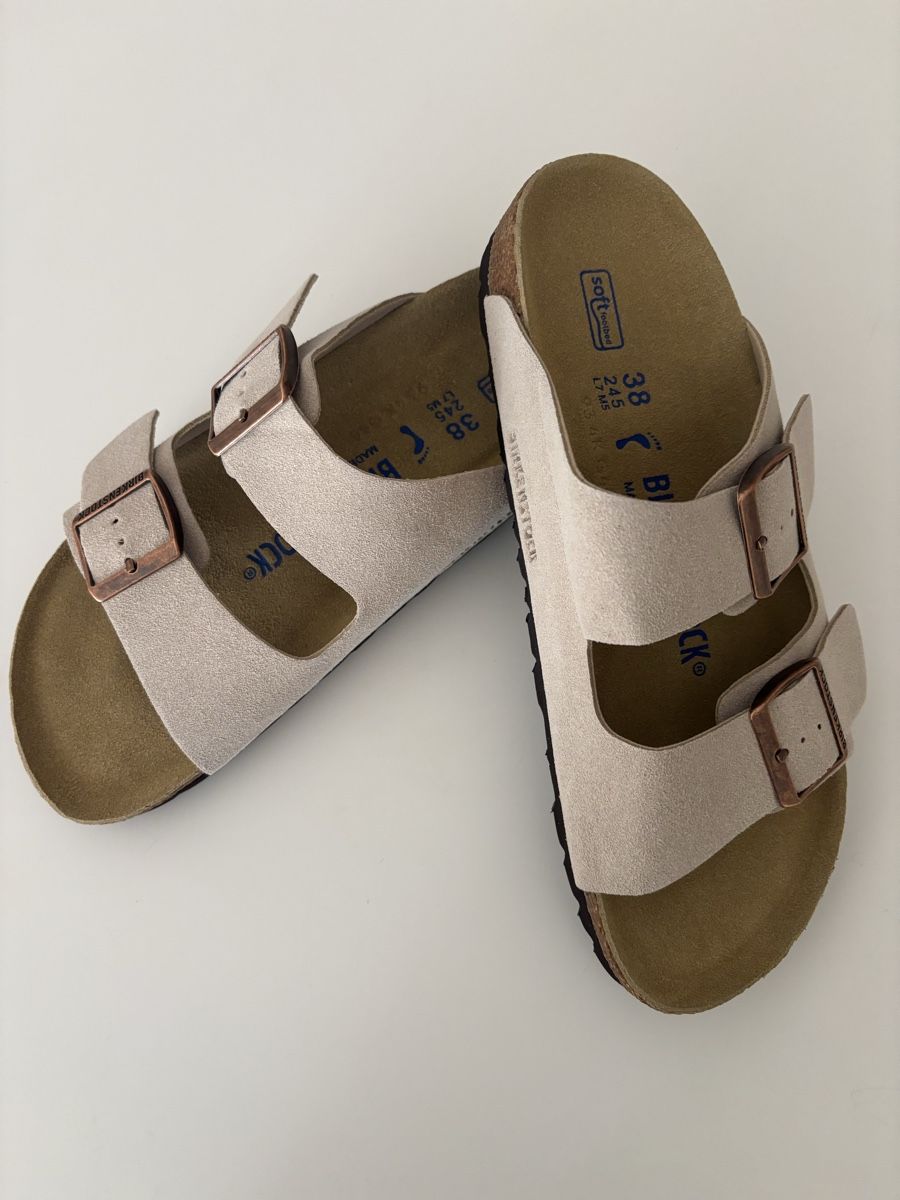 Herrenschuhe: Ungetragene Sandalen Beige, Gr. 38 – Neu (gemäss Beschreibung) aus Solothurn von Sistert