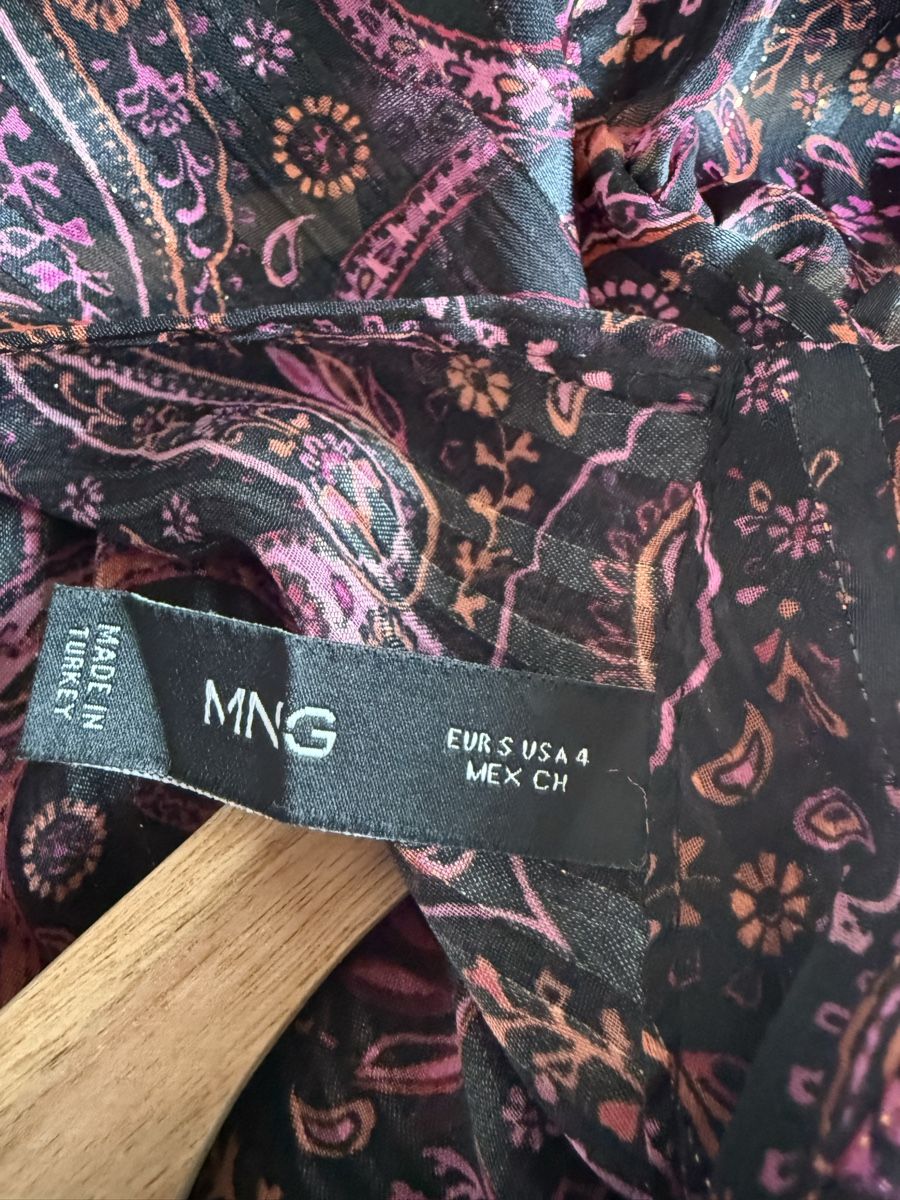 Mango Camicette: Mango Bluse, Paisleymuster, Grösse S, neuwertig! – Usato da Wettingen venduto da VC1993 3