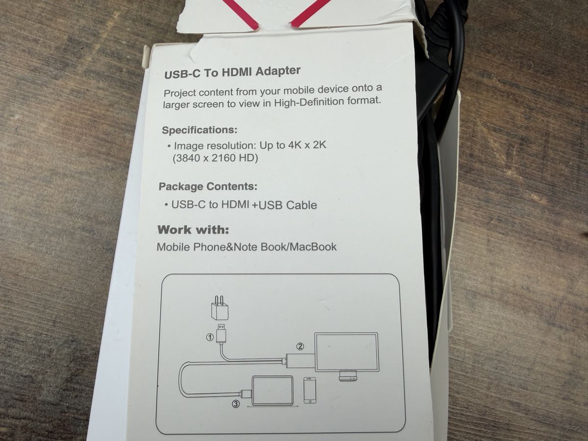 Adapter: USB-C HDMI Adapter for Galaxy S8 4K  – Gebraucht aus Hallau von R.R.91 3