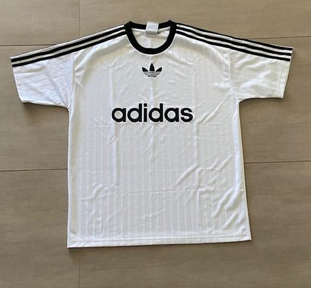 VINTAGE-LOOK Adidas Originals T-Shirt - weiss Grösse L