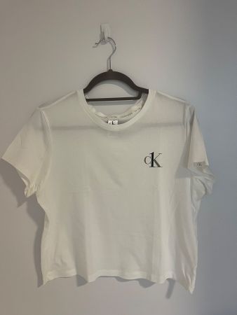 Weisses T-Shirt von Calvin Klein in Grösse L