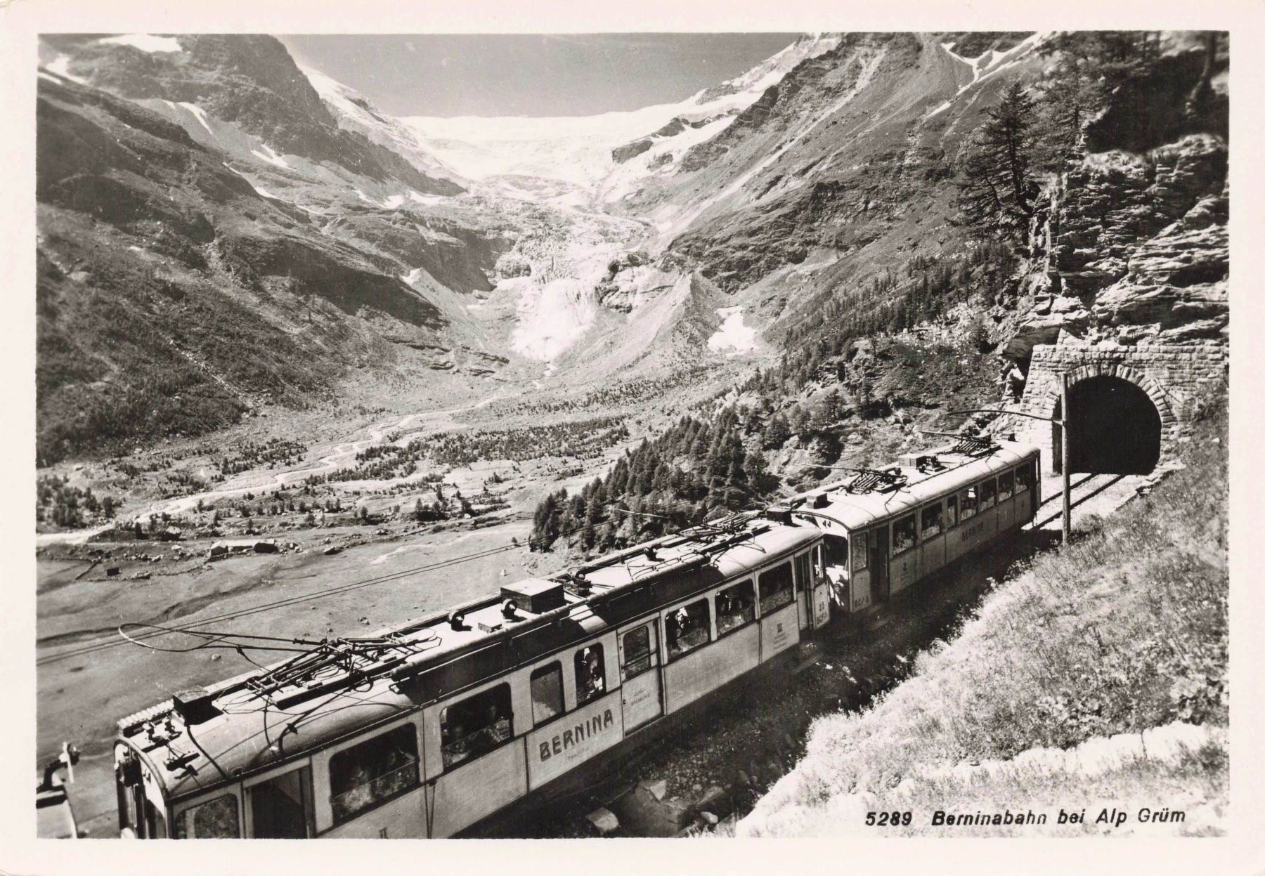 Cartoline postali: Bernina Bahn BB G – Usato da Biasca venduto da Blenio71