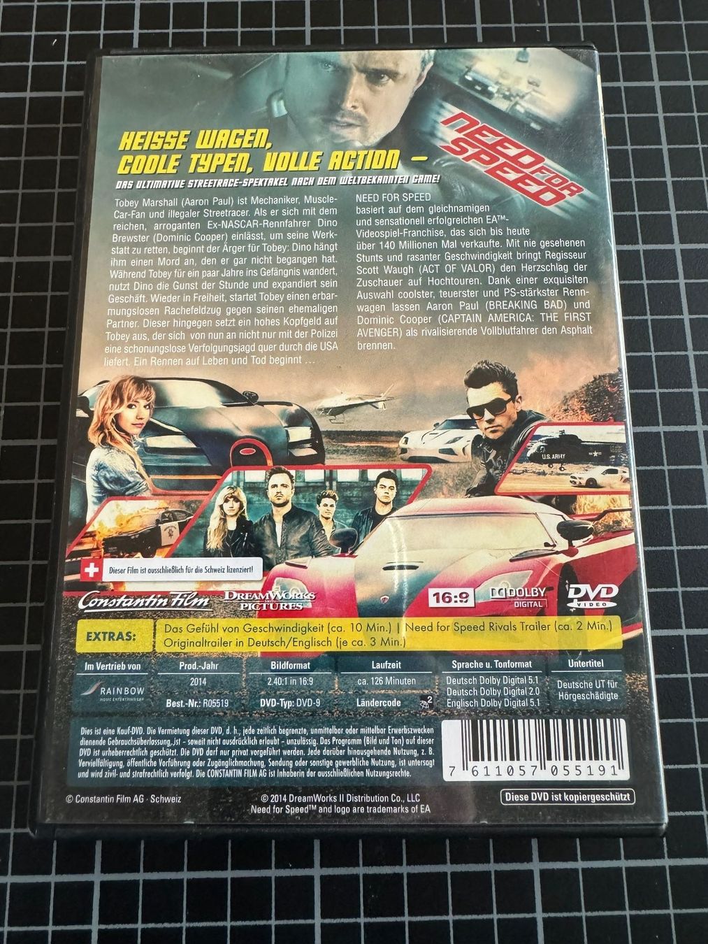 Alle DVDs: DVD "Need for Speed" – Gebraucht aus Neukirch (Egnach) von muolen 1