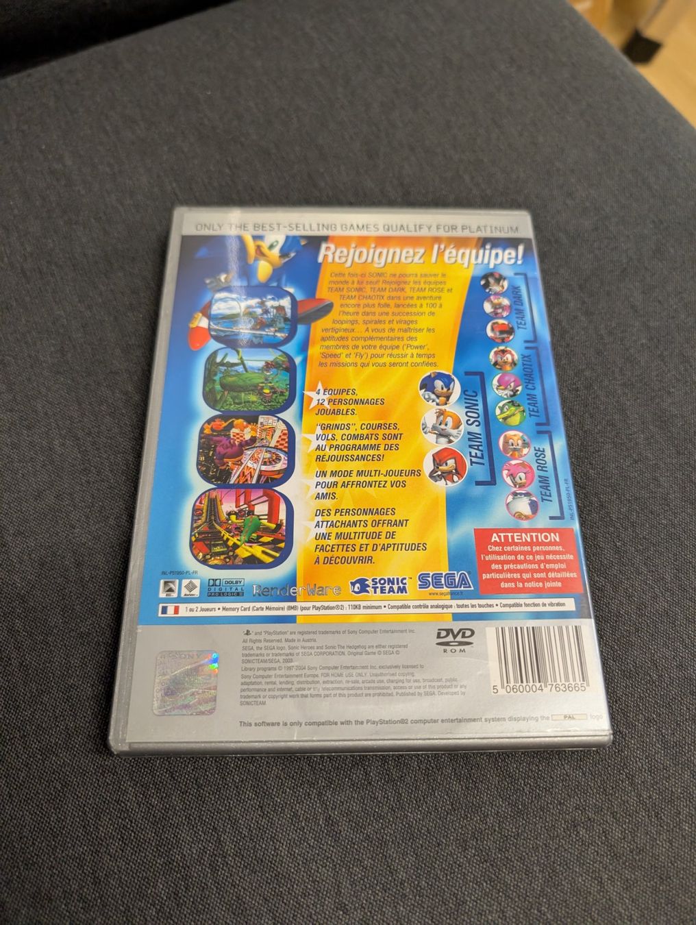 Spiele: Sonic heroes Sony playstation 2 – Gebraucht aus Giubiasco von Ticinerd 1