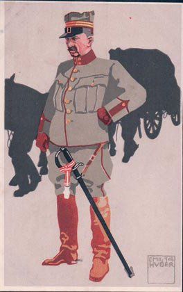 Ansichtskarten: Schweizer Armee, Felduniform Lieutenant du Train (2106) – Neu (gemäss Beschreibung) aus Grancy von gedev