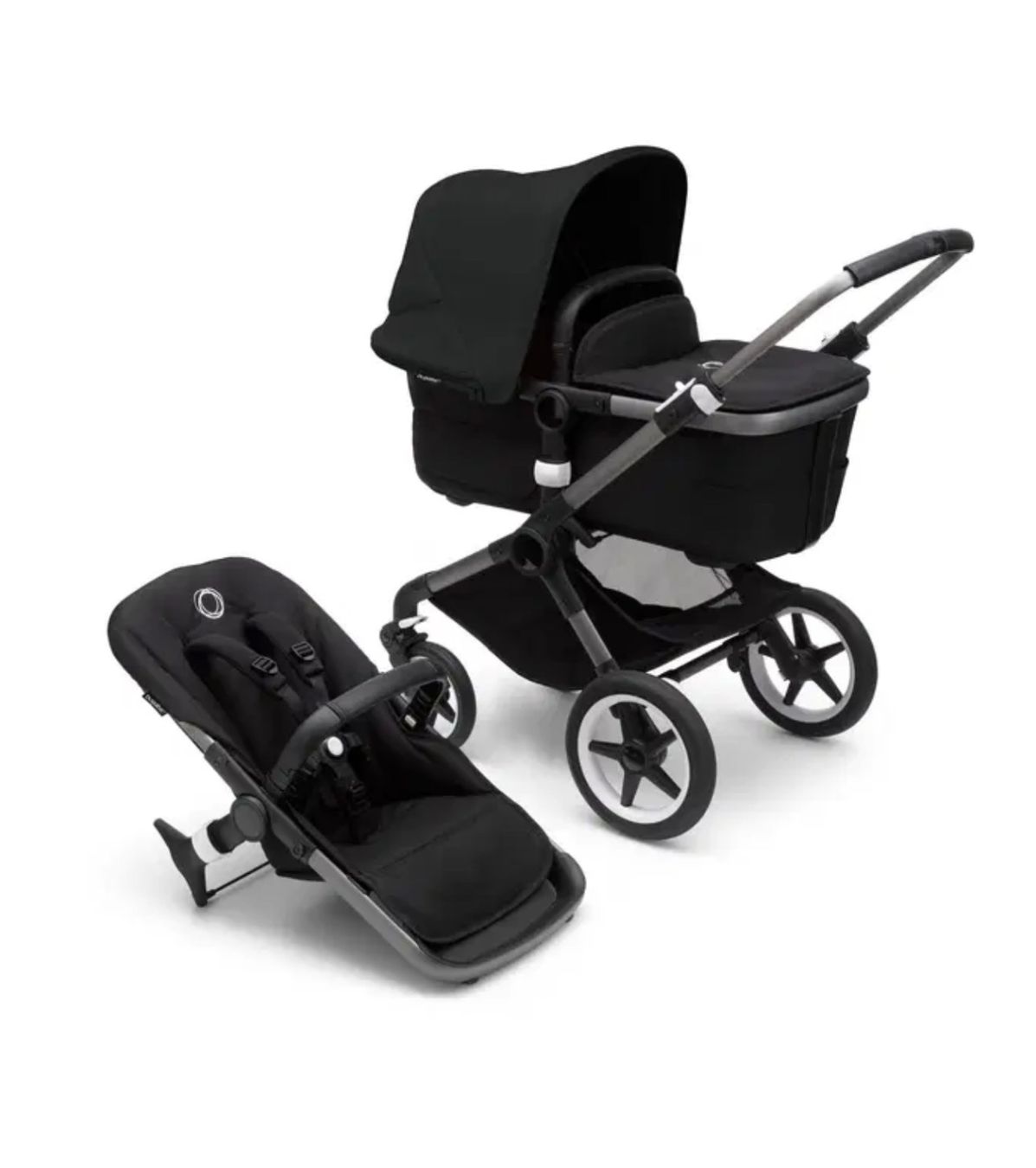 Bugaboo Carrozzine: Bugaboo Kinderwagen 3 Schwarz/Graphite – Usato da Zürich venduto da RBol29