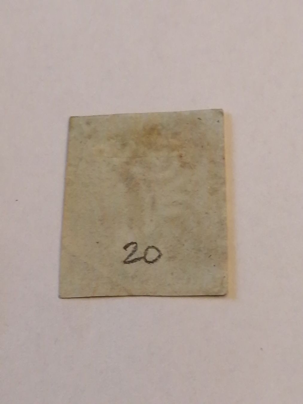 Alle Briefmarken: One Penny Red 1841, Platte 20 – Gebraucht aus Happerswil von tschergi 1