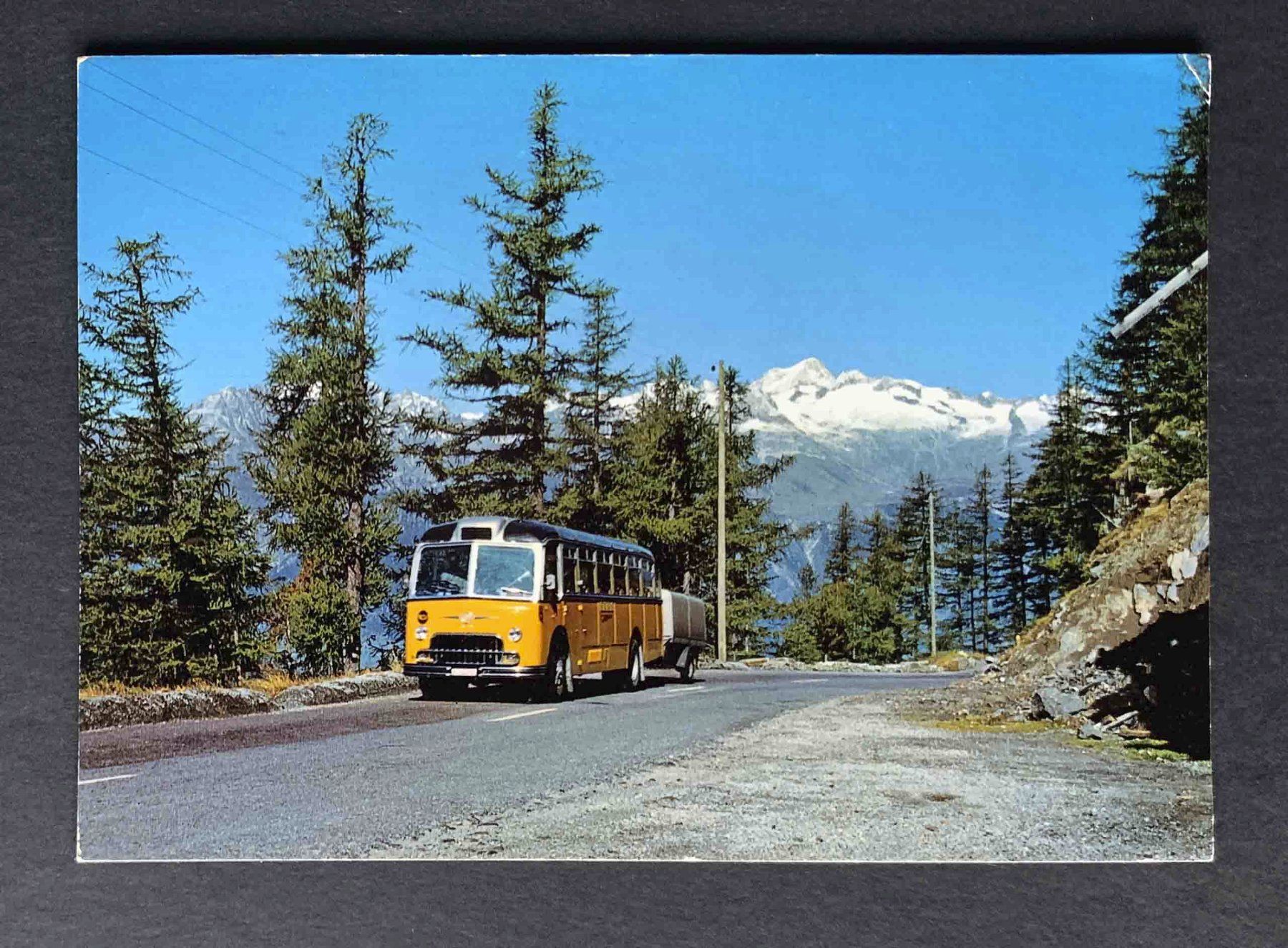 Ansichtskarten: AK Am Simplon Pass Autobus – Gebraucht aus Goldau von artelier1