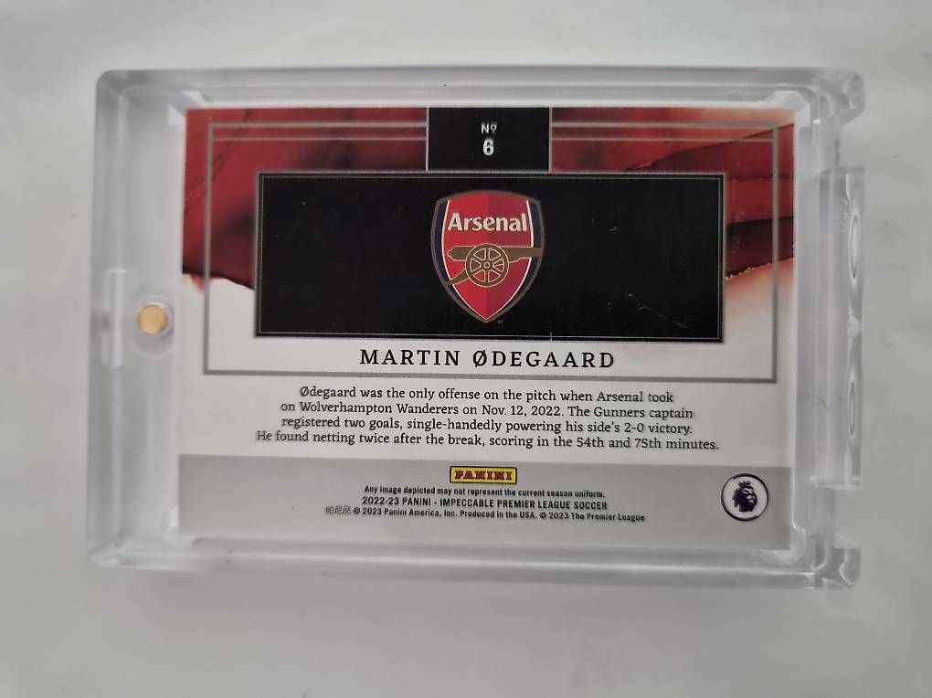 Panini Carte collezionabili: Panini Emminence Martin Odegaard Arsenal Silber – Usato da Seon venduto da Passion4SoccerCards 2