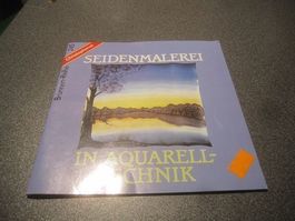 Seidenmalerei in Aquarell-Technik