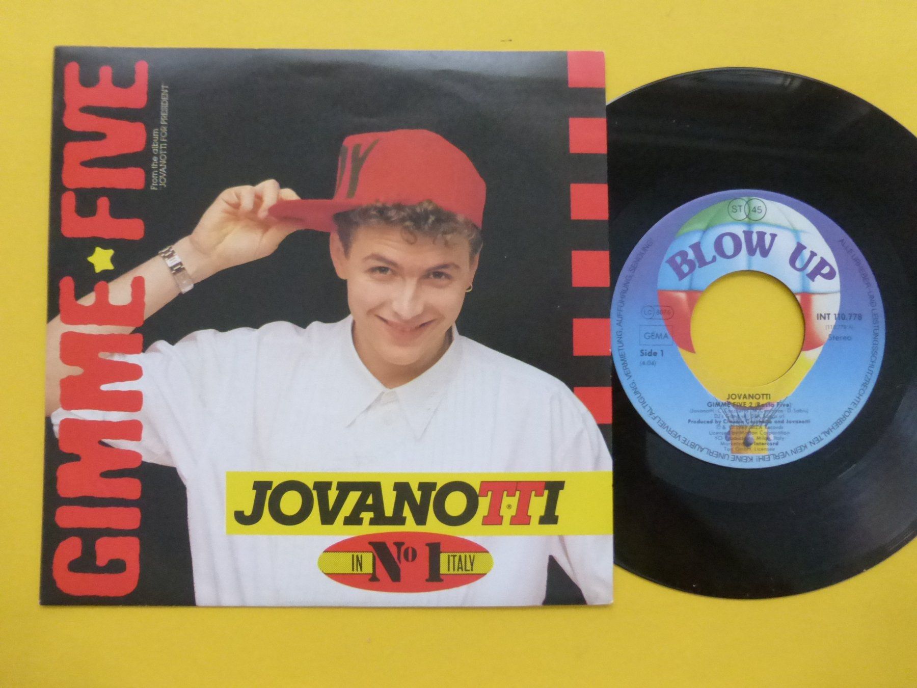 Dischi in vinile: Jovanotti – Gimme Five – Usato da Zürich venduto da Swiss57