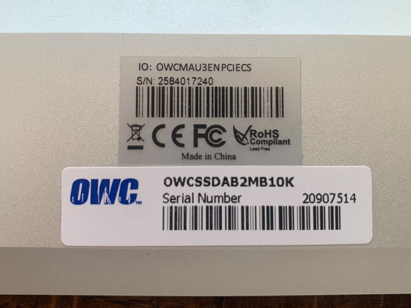OWC Dischi rigidi: OWC Envoy Pro 1TB – Usato da Glattpark(Opfikon) venduto da schocobongo 3