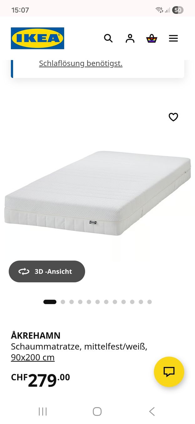 Ikea Matelas: Matratze Schaum – D'occasion à Wetzikon ZH par saho_xhv9 3